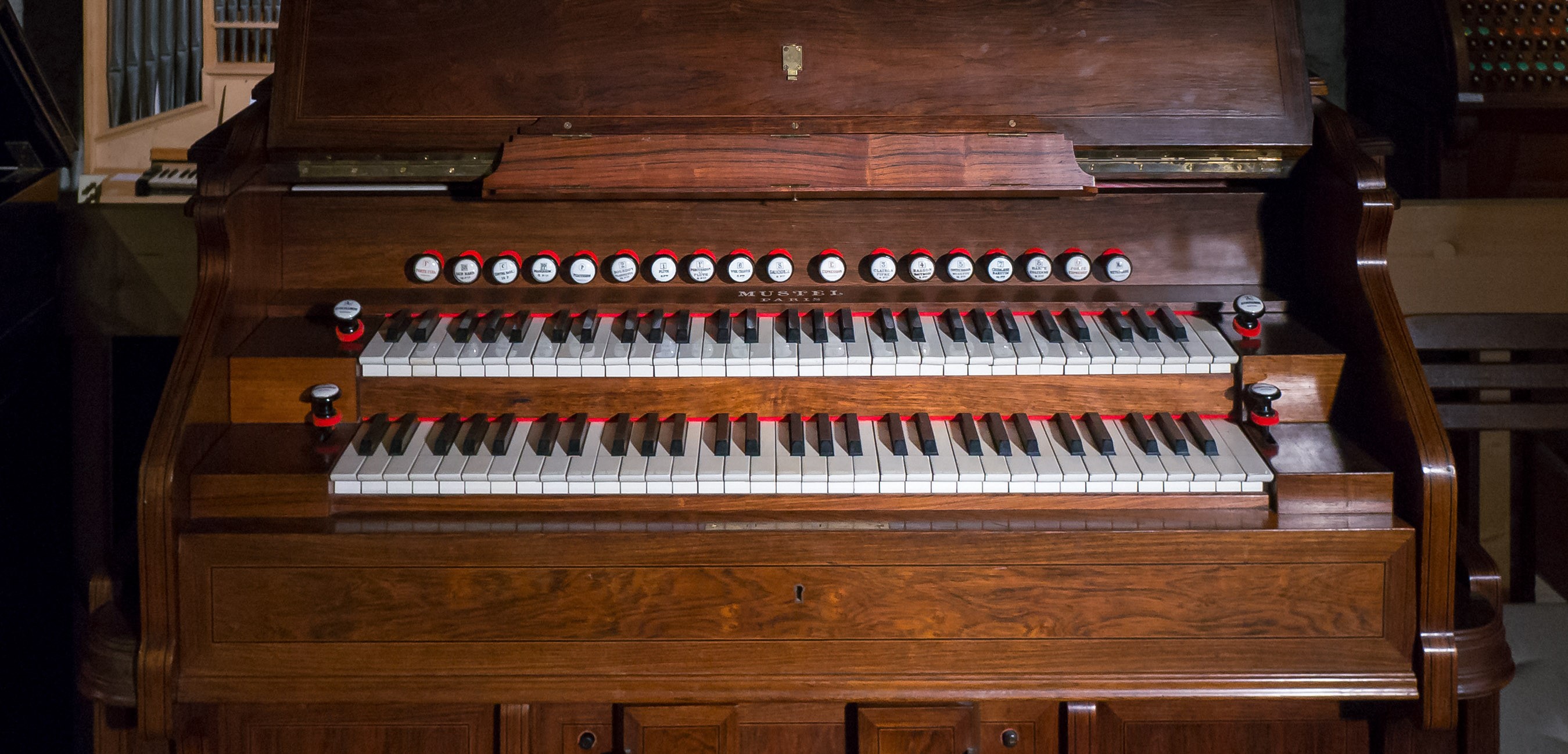 clavier harmonium Mustel