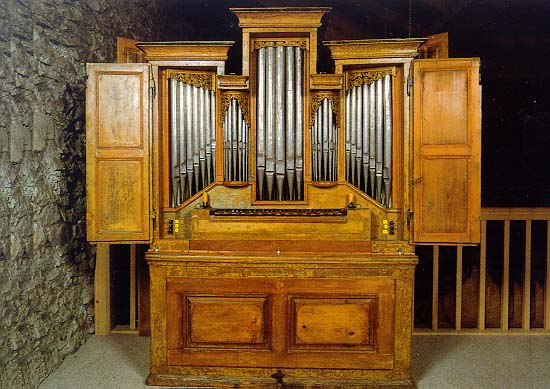 Orgue domestique, type Emmental, environ 1700